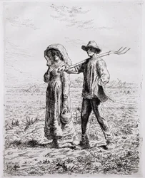 Vertrek naar Werk, 1863